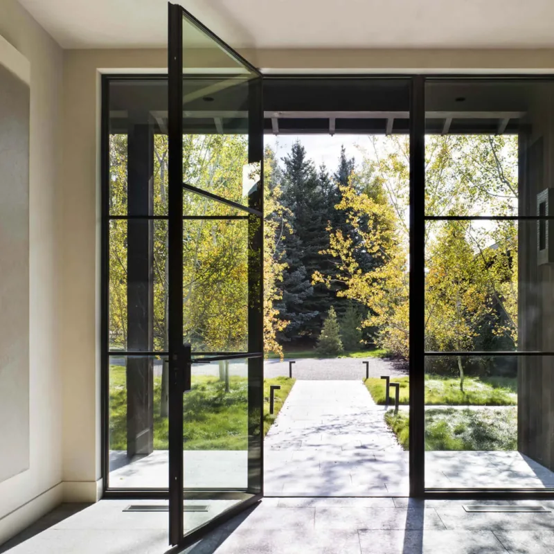 Jada inswing entry door interior view